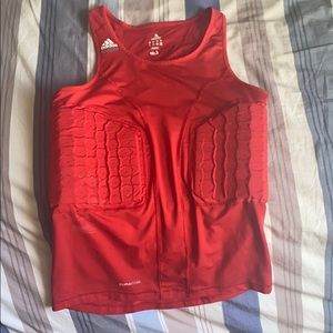 Mens Adidas Paded Tech-Fit Sleeveless Shirt